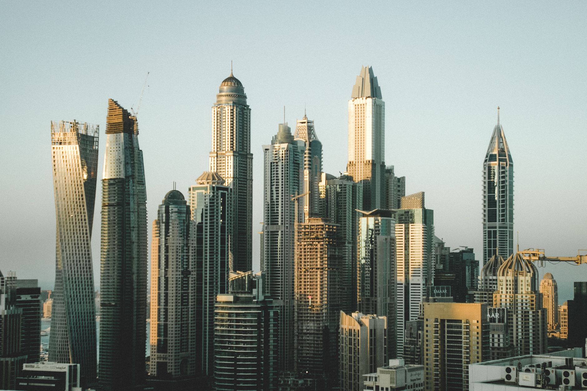 Dubai Marina skyline — the GCC search market our SEO campaigns target